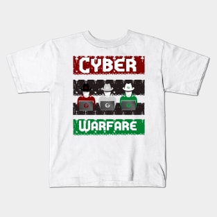 Cyber Warfare: Ethical Hacker1 Online Cyber Expert Kids T-Shirt